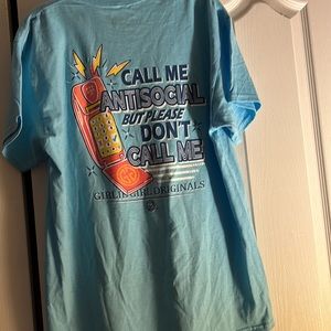 Girlie Girl original slogan t-shirt